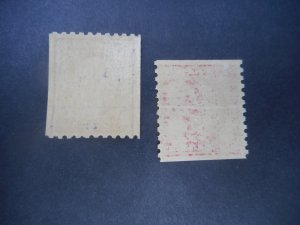 U.S. #'s 489 & 492 VFNH