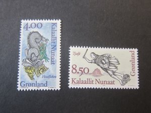 Greenland 1995 Sc 299-300 set MNH