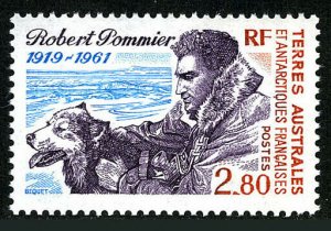 FSAT TAAF 198, MNH. Explorer Robert Pommier. Dog, 1994