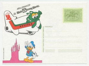 Postal stationery Portugal 1986 Walt Disney - Donald Duck - Football