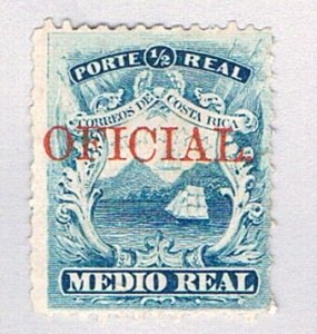 Costa Rica  Used Coat of Arms 1863 (BP76230)