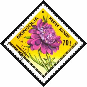 Mongolia 1059 - used - Flowers