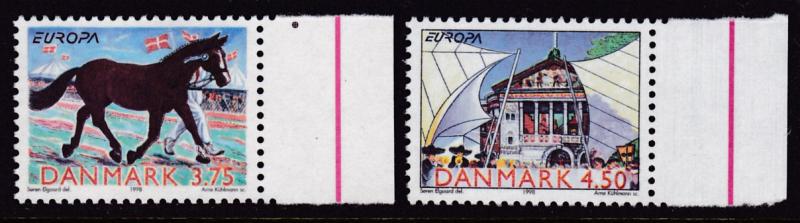 Denmark 1998 EUROPA Issue National festivals (2)  VF/NH