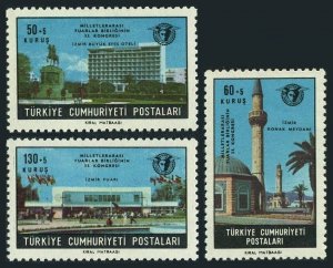 Turkey B117-B119,MNH.Mi 2020-2022. Congress of International Fair Association.