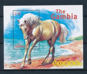 [57749] Gambia 2001 Horse MNH Sheet