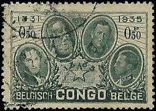 BELGIAN CONGO   #159 USED (3)
