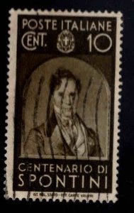 Italy Scott 378 Used  Spostini stamp