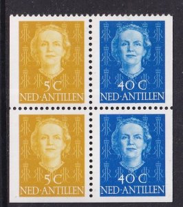 Netherlands Antilles #429 MNH 1979 Juliana 5+40+5+40c  from Booklet
