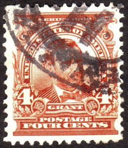 1903, US 4c, Grant, Used, Well-Centered, Sc 303