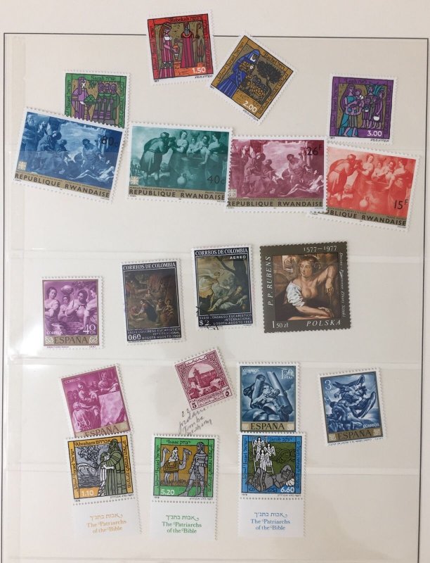 World Israel Art Sport Famous People Specimens MNH MH Used Covers Binder GM2966