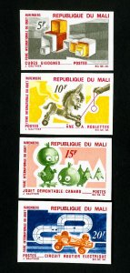 Mali Stamps # 118-21 VF Imperf OG NH