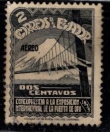 Ecuador - #C73 Golden Gate Bridge - Used