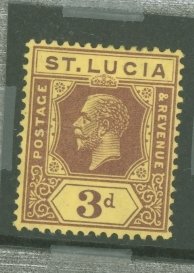 St. Lucia #84var  Single