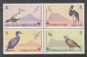 Gibraltar 594a Birds MNH VF