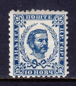 Montenegro - Scott #19 - P10½ - MH - SCV $4.00