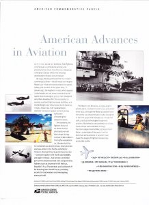 USPS Commemorative Panel 740 #3916-#3925 Am. Advances in Aviation Pane/10 2005