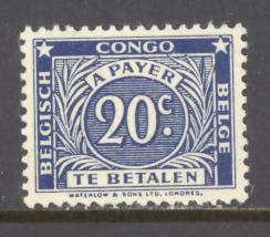 Belgian Congo Sc # J9a mint hinged (RS)