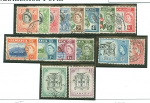 Jamaica #159-174 Used Single (Complete Set) (Flora)