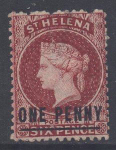 Saint Helena Scott 12 - SG8, 1864 Victoria 1d used