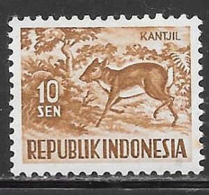 Indonesia 425: 10s Lesser Malay Chevrotain (Kantjil), MH, F-VF