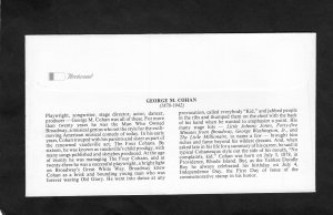 1756 George Cohan, FDC Fleetwood