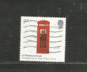 #2620 K2 telephone kiosk, designed by Sir Giles Gilbert