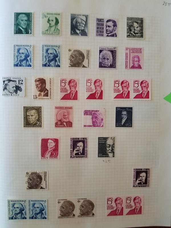 1 Collection of US Mint and Used stamps in a Devon Binder... SCV over $700.00