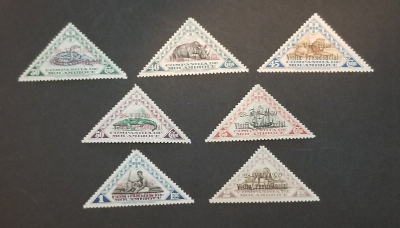 Mozambique Company Scott 194-200 Mint MNH OG Unused Stamp Lot T5486