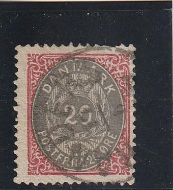 Denmark  Scott#  31a  Used