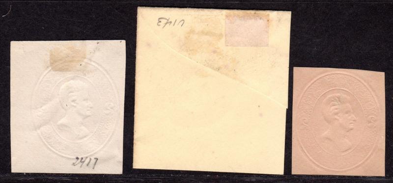 $ US SC#u142, u143,u144 mint hinged, NH, VF partial set, CV. $34.50