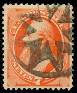 momen: US Stamps #160 Used NYFM Cancel PF Cert