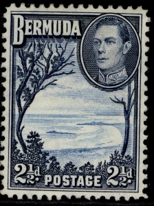 BERMUDA GVI SG113, 2½d light & deep blue, M MINT. Cat £14.