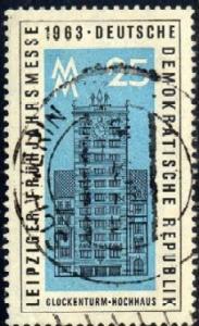 1963 Leipzig Spring Fair, German Democratic Republic SC#645 used