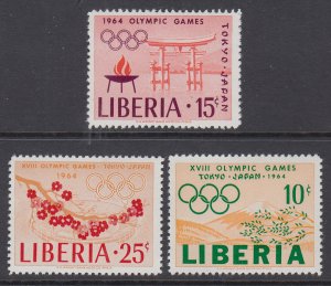 Liberia 418-420 Olympics MNH VF