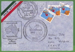 ae3436 - AUSTRALIA  - Postal History - ANTARCTIC Expedition HELICOPTERS 1995