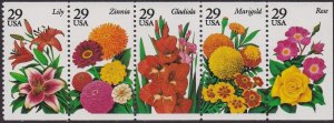 2833a Garden Flowers Booklet Pane MNH