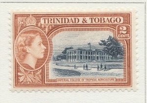 1953 English Colony British Colony TRINIDAD & TOBAGO 2c MH* A28P14F27260-