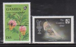 Gambia 751-52 Mint NH