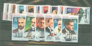 British Antarctic Territory #45a-59a  Single (Complete Set)