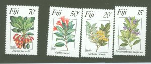 Fiji #505-508  Single (Complete Set) (Flowers)