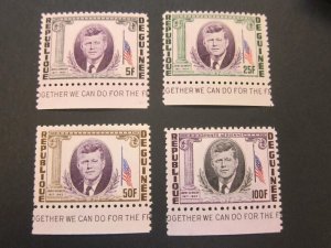 Guinea 1964 Sc 325-27 set MNH