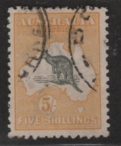 Australia Sc#54 used, VF, CV$100