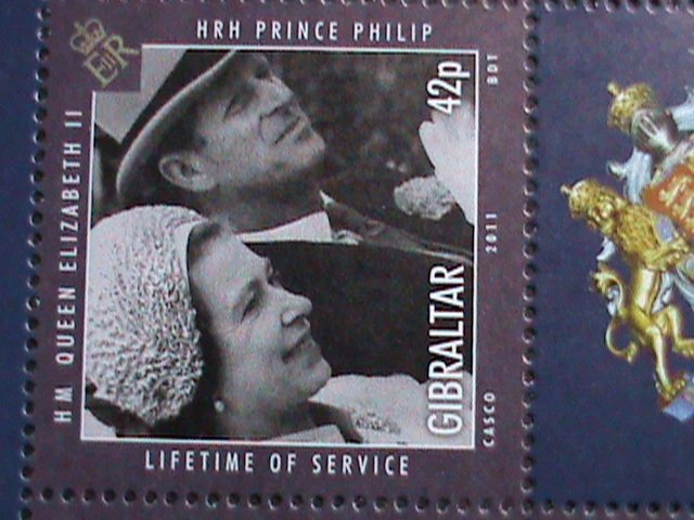 GIBRALTAR-2011-SC#1267-72 -QUEEN ELIZABETH II -MNH S/S-SCV.$24