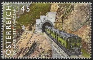 Austria - # 2400 - Mittenwalt Railway 100th. Anniv. - MNH