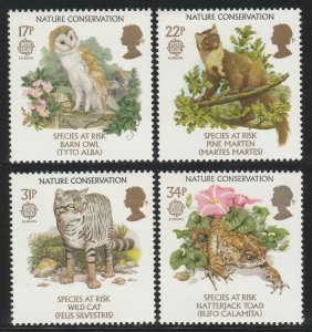 GB 1986 EUROPA Stamps Nature Conservation MNH SG#1320-1323 S1078