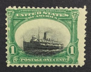 MOMEN: US STAMPS #294 VAR. SINKING SHIP MINT OG NH LOT #41213