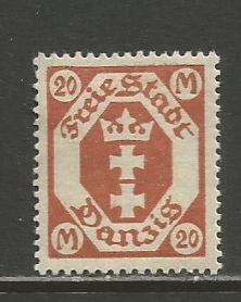 Danzig   #103b  MH  (1923)  c.v. $0.45