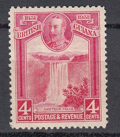 British Guiana - 1931 KGV 4c Sc# 206 - MH (1957)