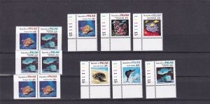 SA11b Palau 1985 Marine Life mint stamps