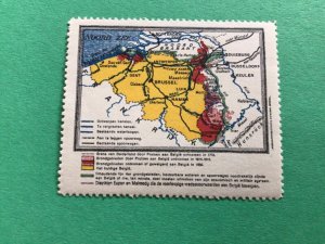 Map of Belgium  poster stamp A15473